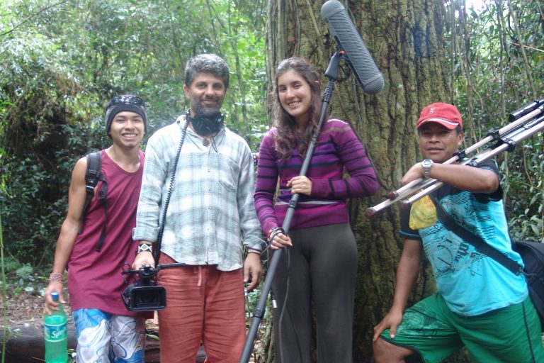 Equipe que viajou para as Gravações do filme.