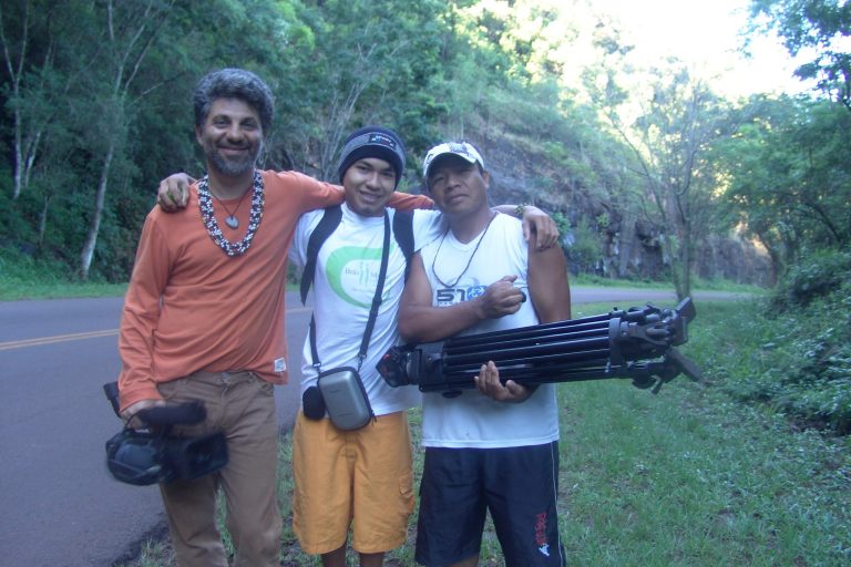 Equipe que viajou para as Gravações do filme.