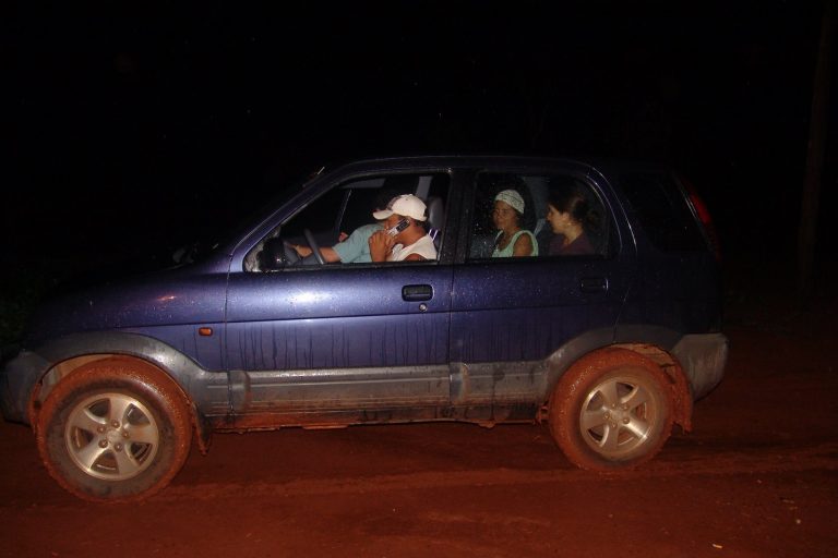 Equipe que viajou para as Gravações do filme.
